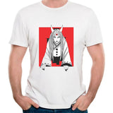 camiseta kaguya otsutsuki em branco
