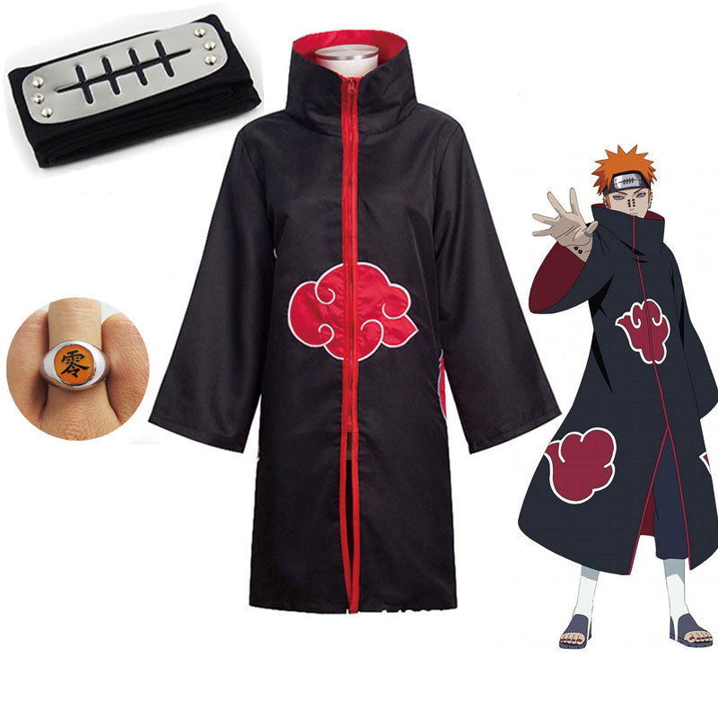 10pc Akatsuki Membro Anel Cosplay Anime Naruto Com Caixa Z