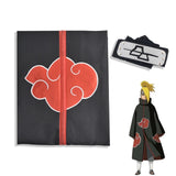 manto da akatsuki deidara e sua bandana