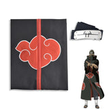 manto da akatsuki kakuzu e sua bandana