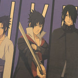 Poster Evolução Do Sasuke