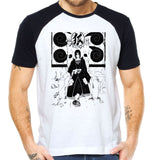 camiseta itachi contra sasuken em branco e preto 