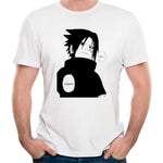 camiseta sasuke marca da maldição do déu em branco