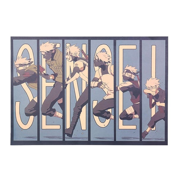 Poster Evolução Do Kakashi | Loja Naruto