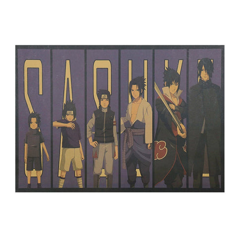 poster evolucao do sasuke
