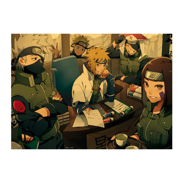 Quadro Poster Minato Quarto Hokage Naruto Decorações 196